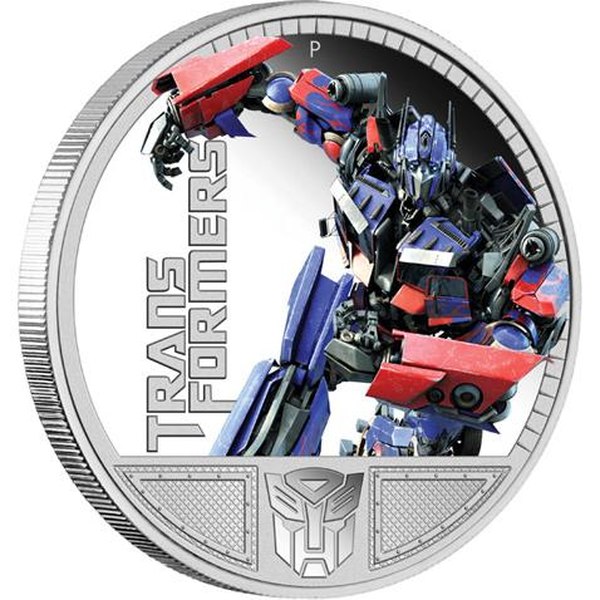 Transformers Optimus Prime 1oz Silver Proof Coin (3 of 4)