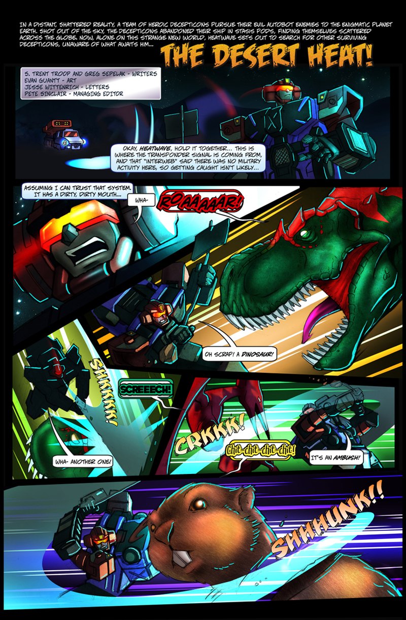 Transformers Club Announces All New Comic Prologue Starring Heatwave!