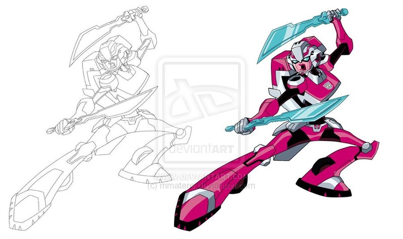 arcee coloring pages