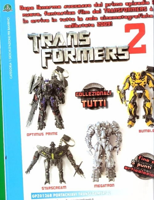 Revenge of the Fallen Power Up Prime Keychain