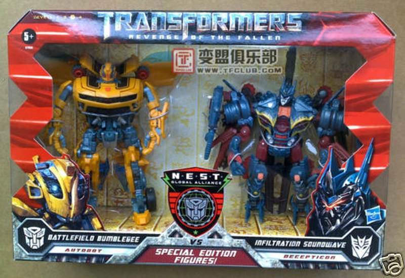 Battlefield Bumblebee, Infiltration Soundwave 2-Pack Alt Packaging