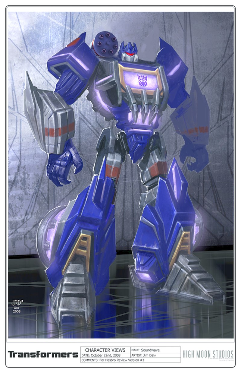 New Transformers: War for Cybertron Concept Art Images