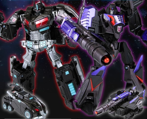 Takara Updates DA15 Jetwing; Tokyo Toy Show Dark Side Prime, Megs; MP-10 Tease