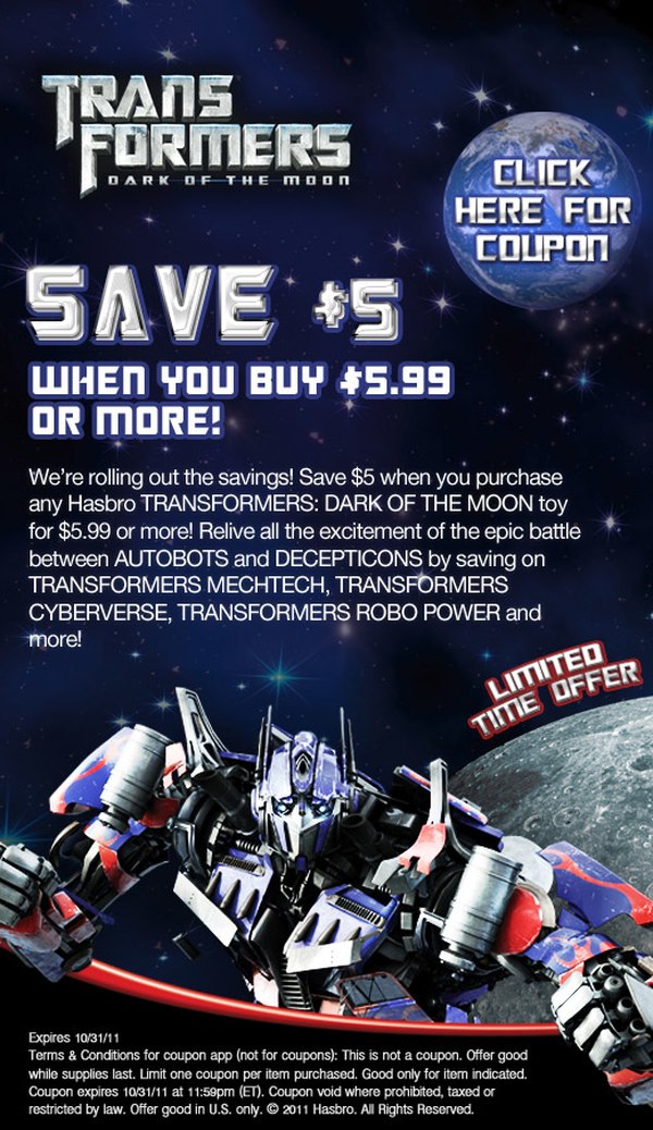Transformers Coupon 5 Off (1 of 1)