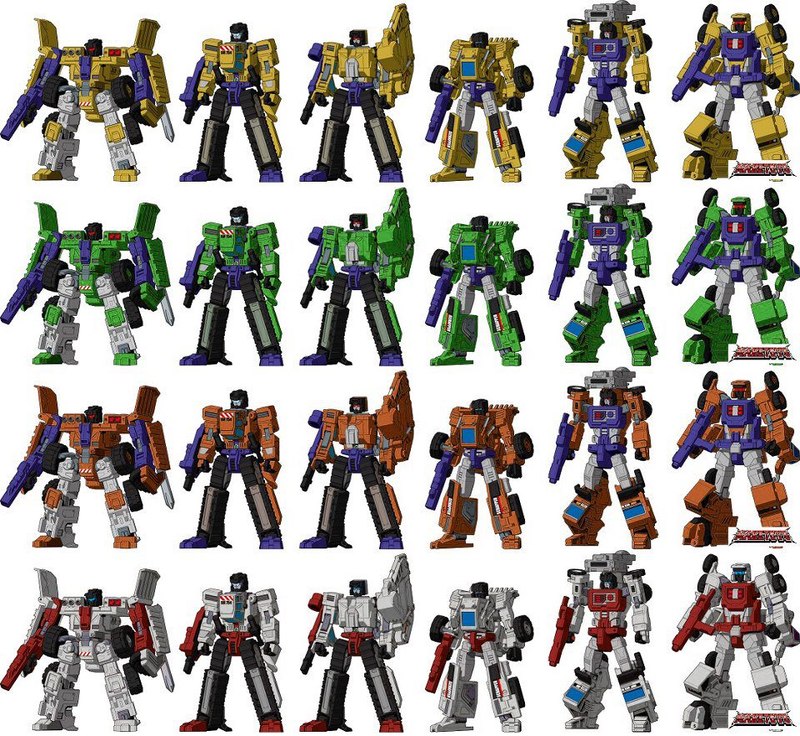 MakeToys Giant Design Sheet Reveals the Many Colors of Not Devastator