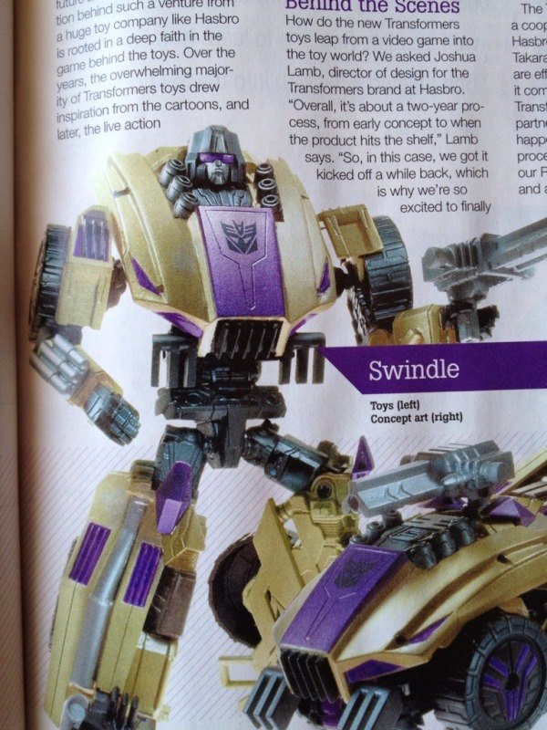 Game Informer Transformers Fall Of Cybertron Swindle Robot Vehicle (4 of 5)