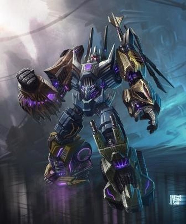 Transformers Fall Of Cybertron Bruticus Concept Art (1 of 1)