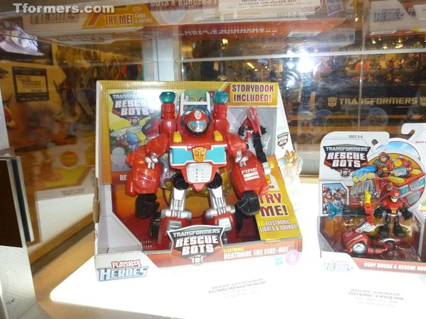 BotCon 2012 - Hasbro Transformers Bot Shots and Rescue Bots Display