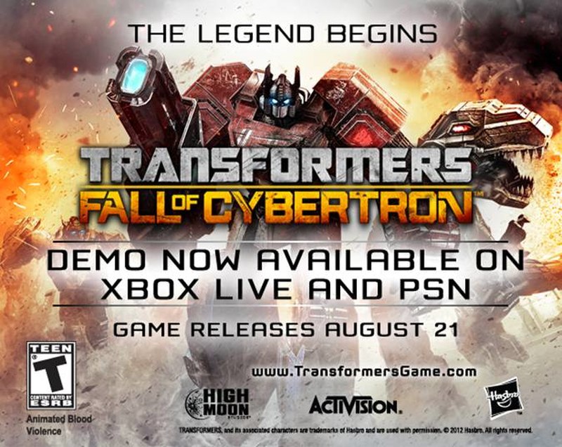 Transformers: Fall of Cybertron - Playstation 3