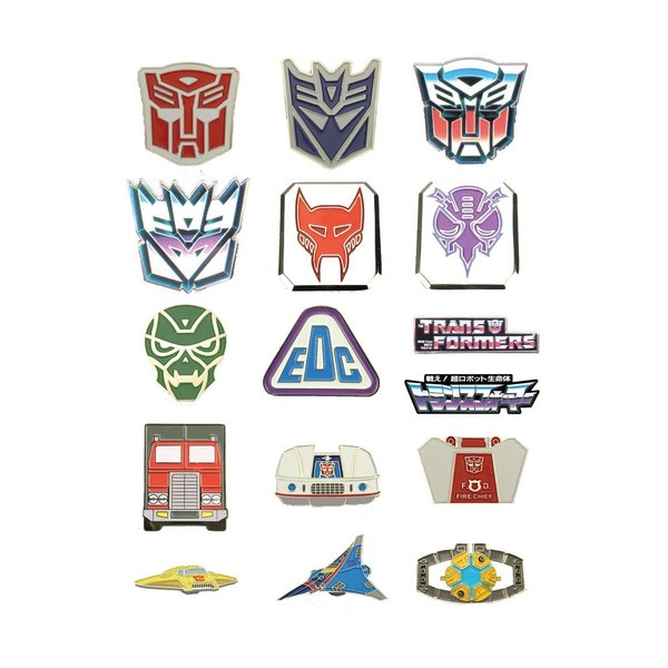 Transformers G1 and Movie Colletible Pins Coming to Japan