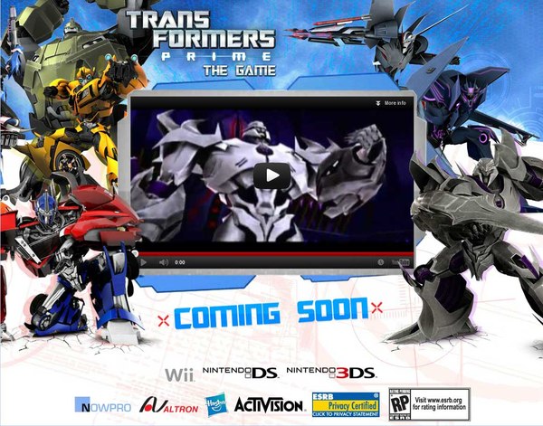 Transformers Prime The Game Official Web Site Image (1 of 1)