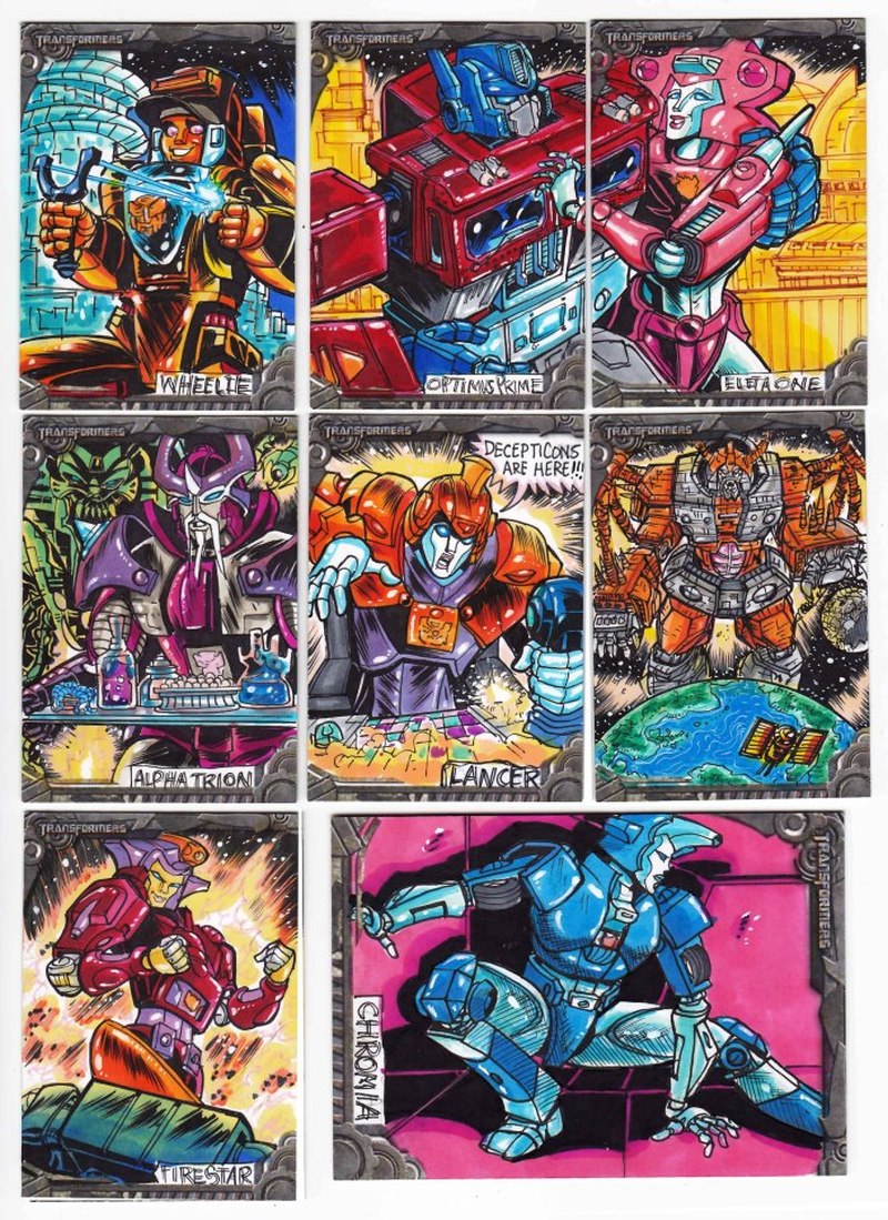Sketch Costume And Prop Card Selection NM Breygent Autograph Transformers