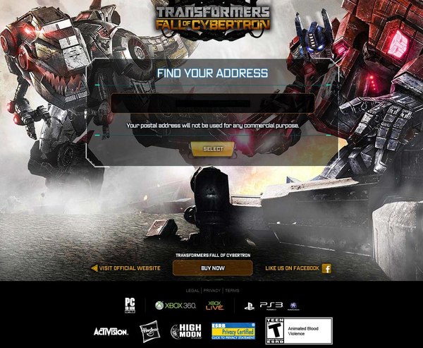 Transformers Fighting on Your Street - Fall of Cybertron Site Brings the Rage Home