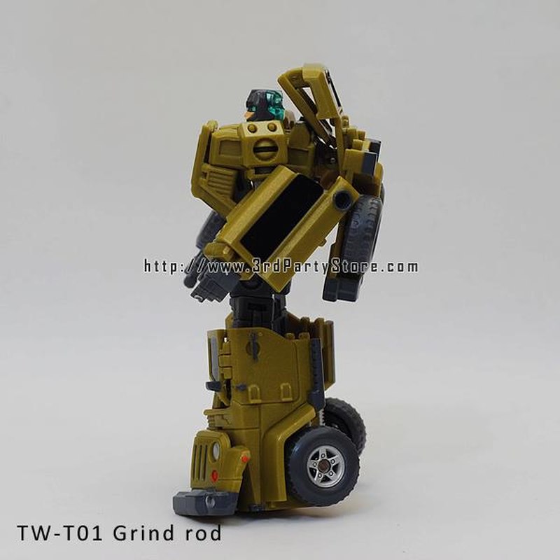 Toy World TW-T01 Grind Rod Figure Homage to G1 Rollbar Images
