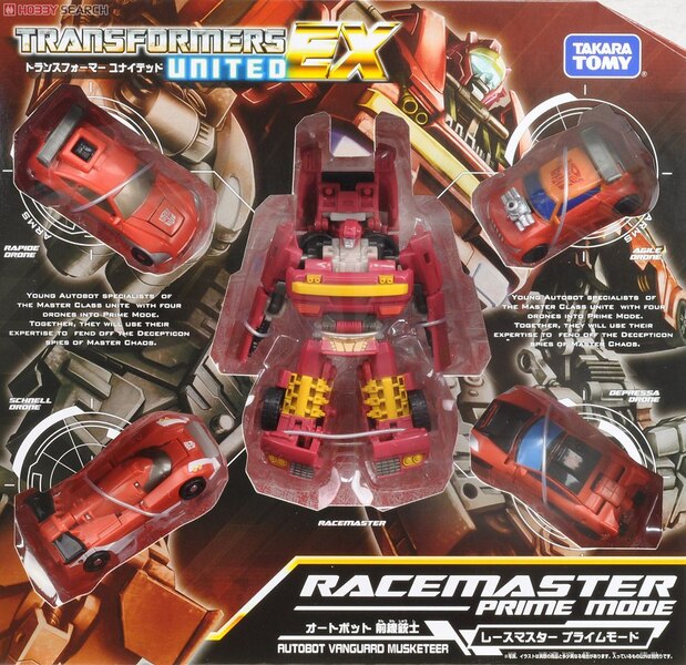 Takara Tomy United EX-05  Racemaster Character Backstory Translated