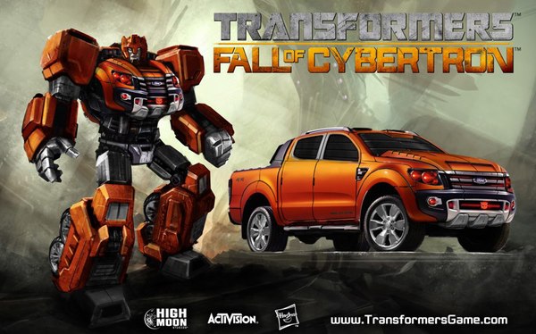 Ford Introduces Transformers: Fall of Cybertron Character Torque Based on Ford's Ranger Wildtrak 