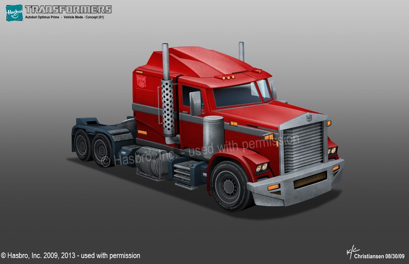 idw optimus prime truck