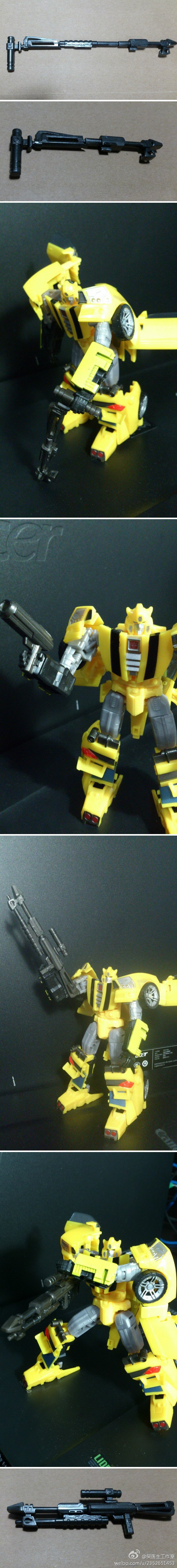 Dr. Wu DW-18 Club of Wisdom Bumblebee Gun Cane New Accessory Images 