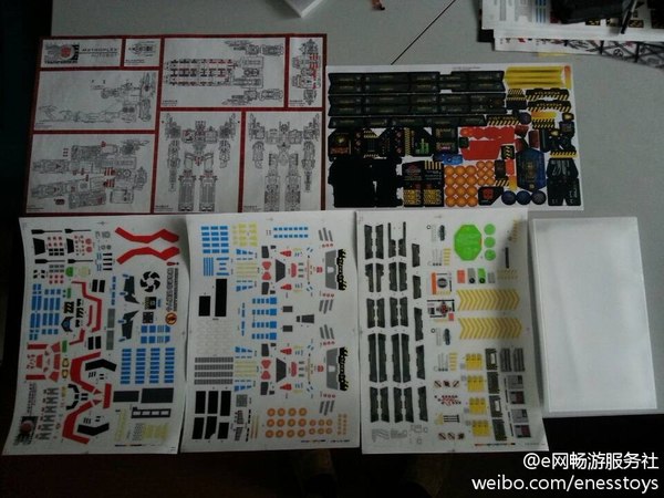 Eness Replacement Labels for Generations Metroplex Titan Figure