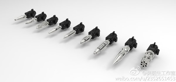 Dr. Wu Announce Masterpiece Shoulder Weapon Rocket And Gun Accessory Kit Image  (3 of 3)