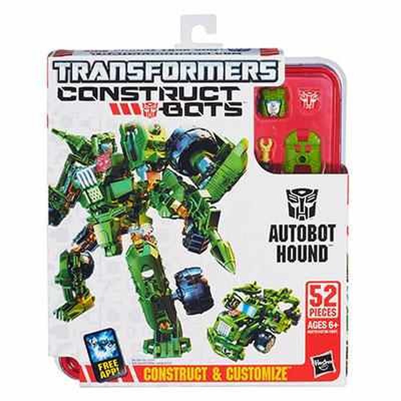 AUTOBOT HOUND Transformers Construct Bots Elite Class E1:03 52 Pieces Hasbro New 