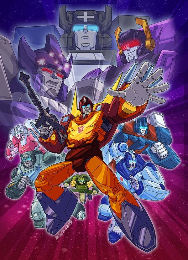 Transformers Generation One Seasons 3 4 DVD Cover Art By Marcelo Matere Image (1 of 1)