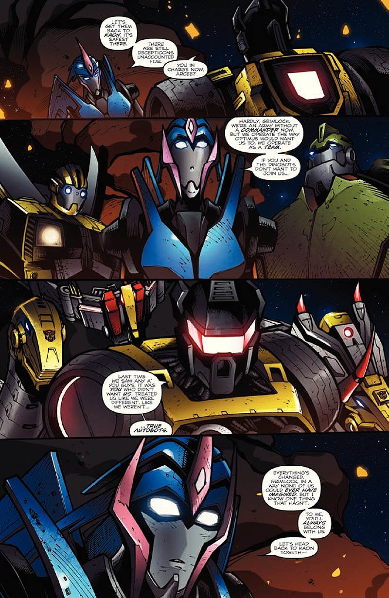 Transformers prime comic