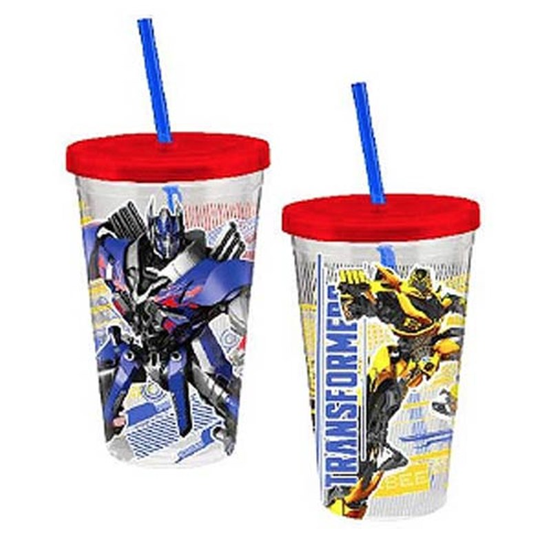 Transformers 4: Age of Extinction - Transformers Movie Heroes 18 oz. Tritan Water  Bottle, Travel Cups and Lunchbox
