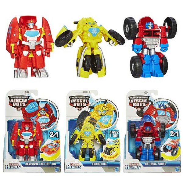 Transformers Rescue Bots Rescan Series 01 Playskool Heroes Figures Video Review by PRIME Reviews