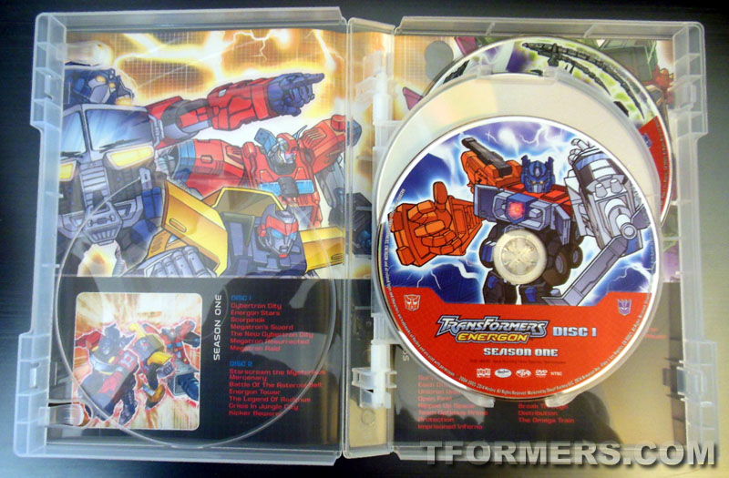 First Looks Inside Energon Transformers DVD 7 Disc Boxed Set From Shout ...