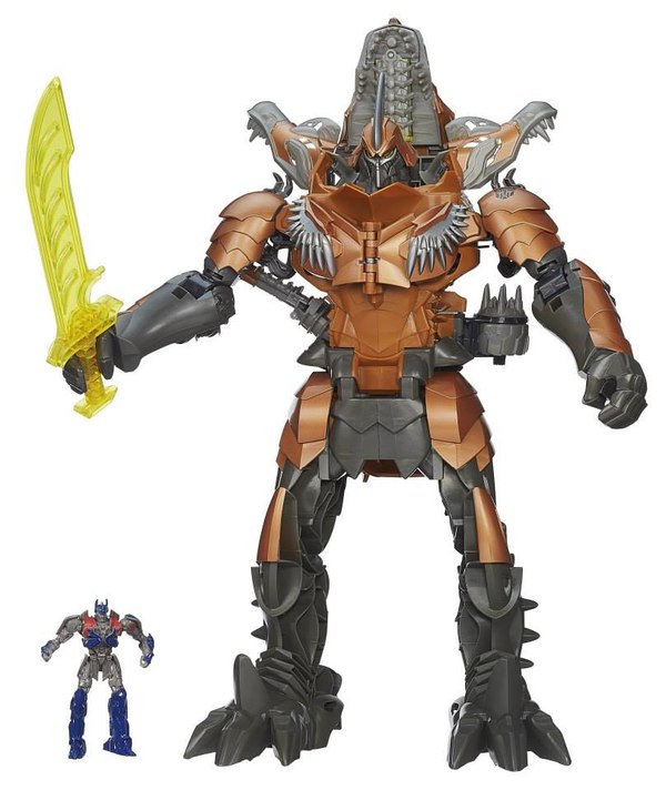Official Age of Extinction Product Demo Videos Featuring Stomp & Chomp, 1-Step, And Construct-Bots