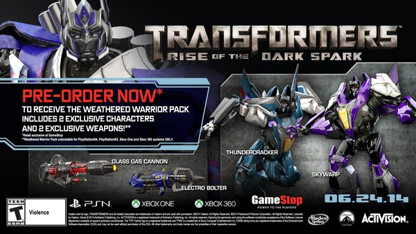 New Details GameStop Exclusive Weathered Warrior Pack Transformers: Rise of the Dark Spark 