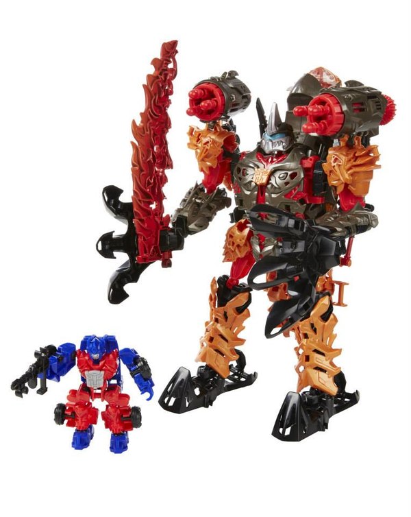 Official Construct Bots Age Of Extinction Dinofire Grimlock And Optimus Prime Transformers Age Of Extinction Images  (3 of 7)