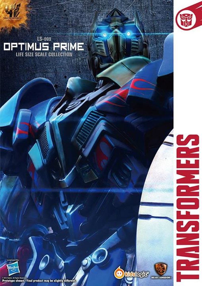 Transformers 4: Age of Extinction - Kidslogic 3-Meter Tall Life Size  Collection Optimus Prime Statue Revealed
