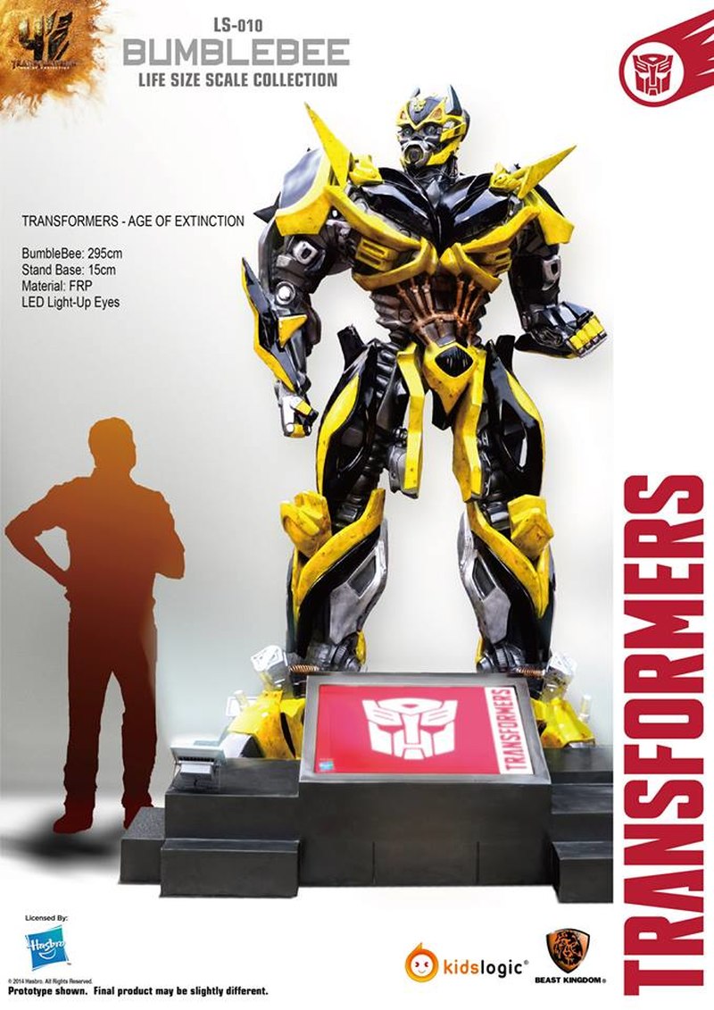 Transformers 4: Kids Logic Life Size Collection Bumblebee Also