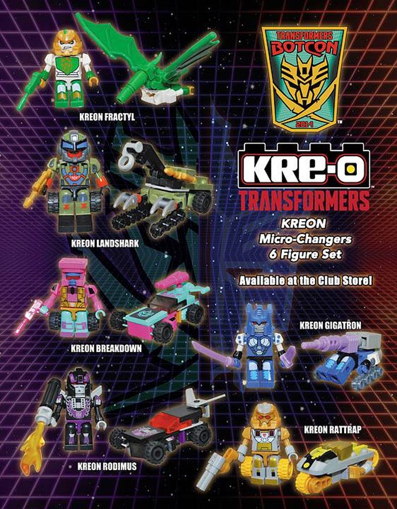 Details about   Rare 2013 Kre-O Transformers MACHINE WARS Kreon Figure Set BotCon Exclusive MISB 