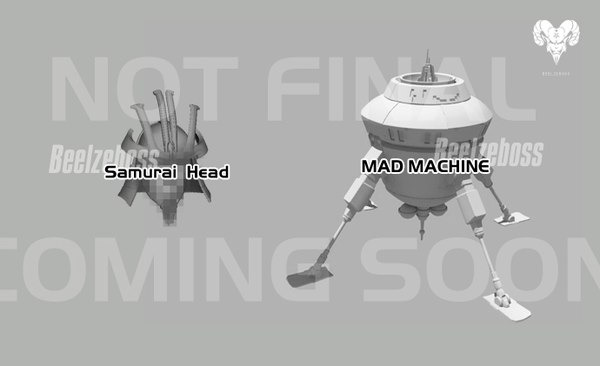 Beelzeboss Mad Machine - Third Party Toy of Wheeljack's Immobilizer, Plus Age of Extinction Drift Head?