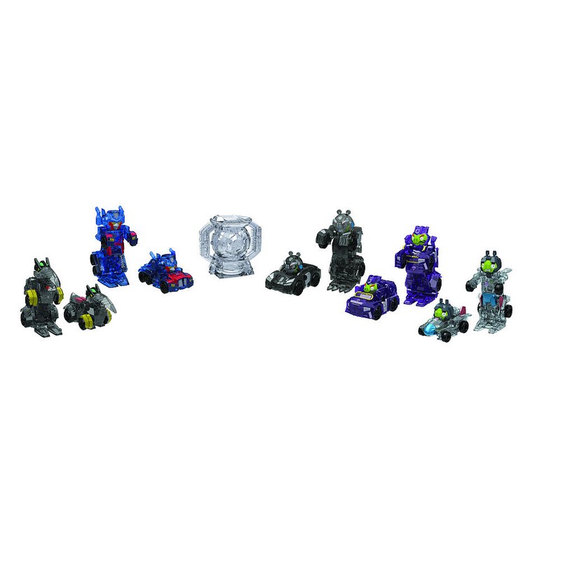 angry birds transformers telepods energon racers pack