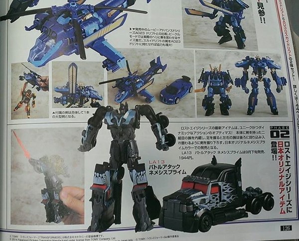 New Magazine Scans Show Legends Sky-Byte, Lost Age One-Step Nemesis Prime, Kabaya Transformers Go! Samurai Team