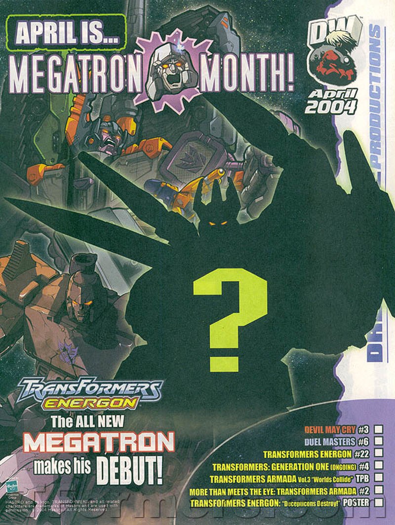 Dreamwave Declares April is Megatron Month!