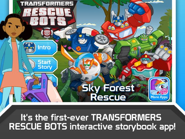 Transformers Rescue Bots Sky Forest Rescue Storybook App By PlayDate Digital (1 of 1)