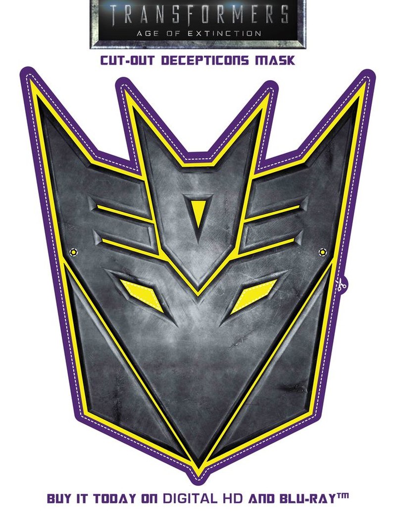transformers bumblebee mask template