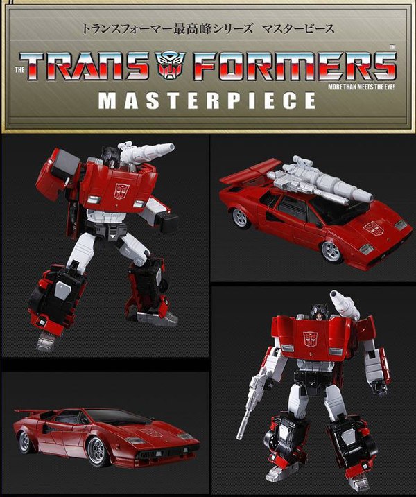 MP-12 Masterpiece Sideswipe Lambor Asia Exclusive Reissue - Images and Preorder