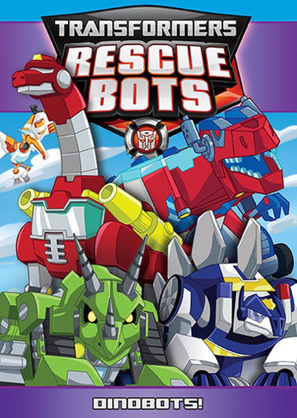 New Rescue Bots DVD in August: Dinobots!
