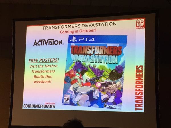 BotCon 2015 - Hasbro Panel: Transformers Devastation Features Unrevealed Playable Characters, Release Date, More Details!