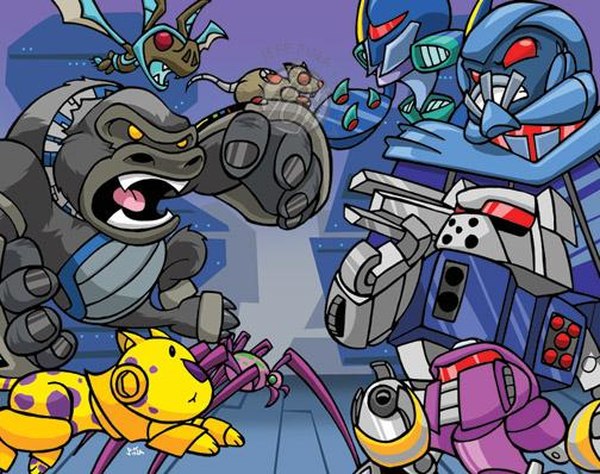 SDCC 2015 - Transformers Beast Machines Exclusive Print by Jeff Pina