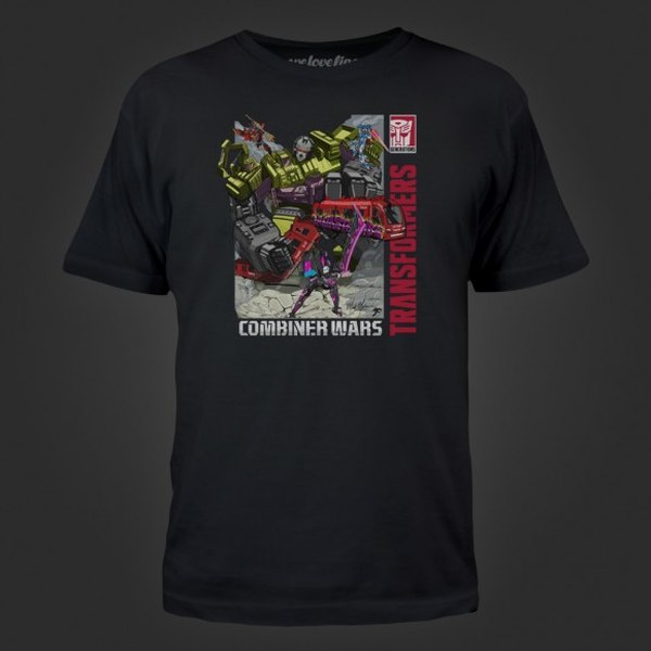 SDCC 2015 - Transformers Devastator and the Combiner Hunters Exclusive T-Shirts