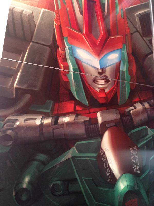 SDCC 2015 - Transformers Combiner Victorion New Art Shows Combiner Head Shot