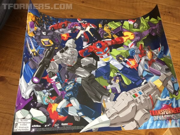 SDCC 2015 - Transformers Devastation Game Exclusive Convention Poster is Pure G1 Glory!