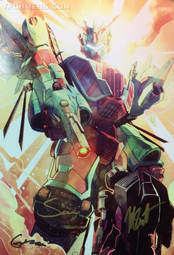 SDCC 2015 - Transformers Victorion Exclusive Autographed Panel Poster